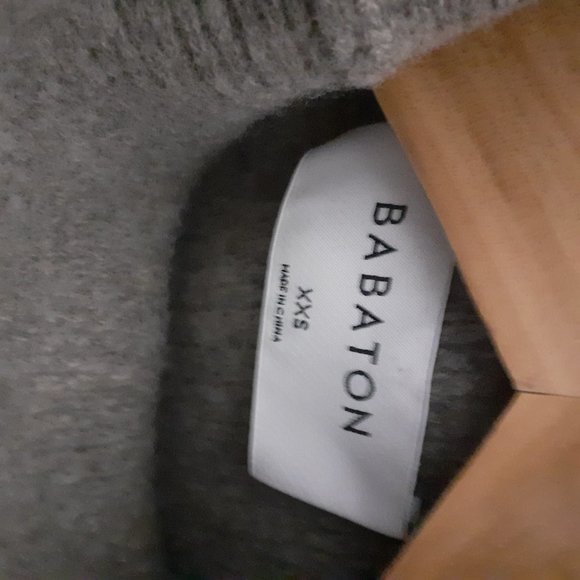 BABATON chunky kinit Turtleneck warm sweater 80%WOOL 20%CASHMERE xxs - Picture 3 of 7